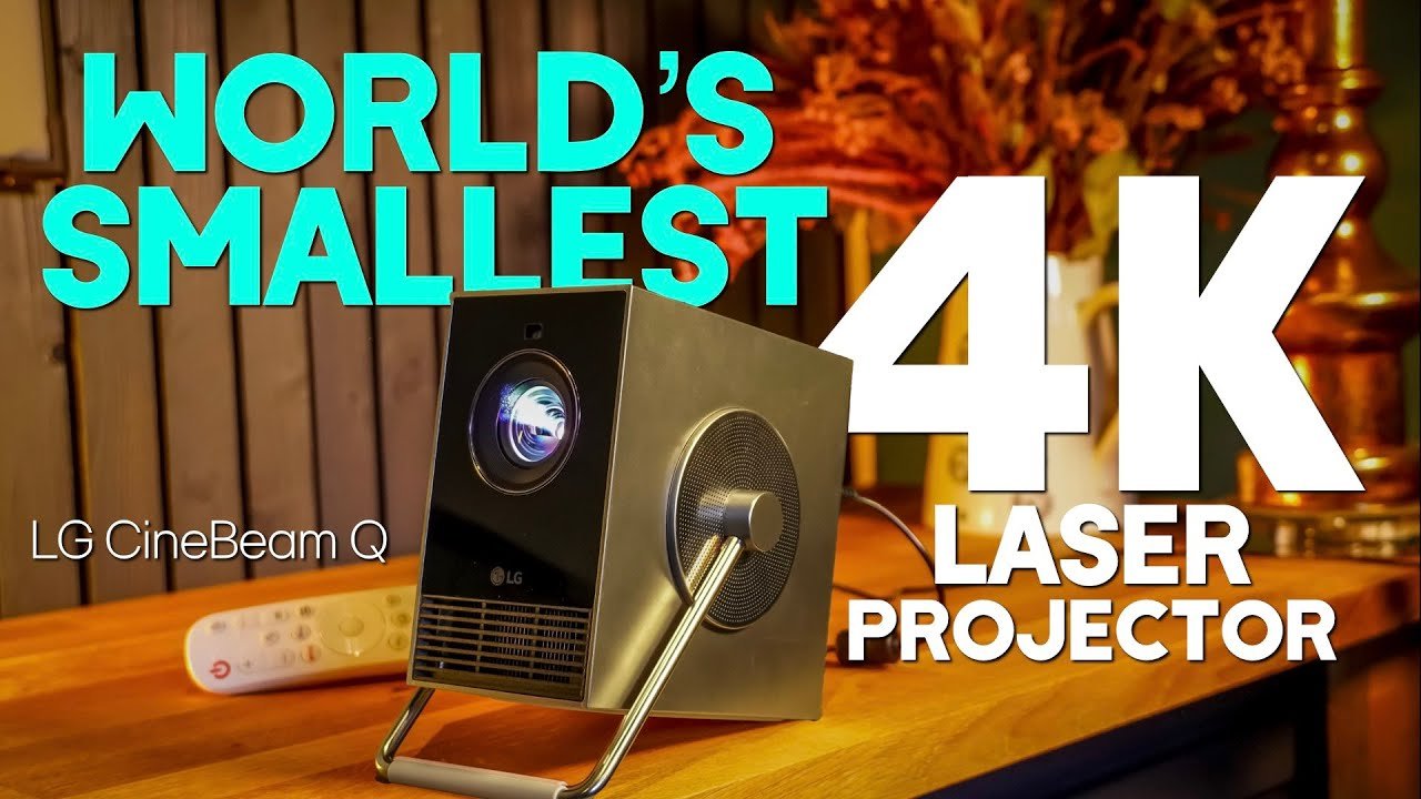 LG’s new projector looks like a stand fan